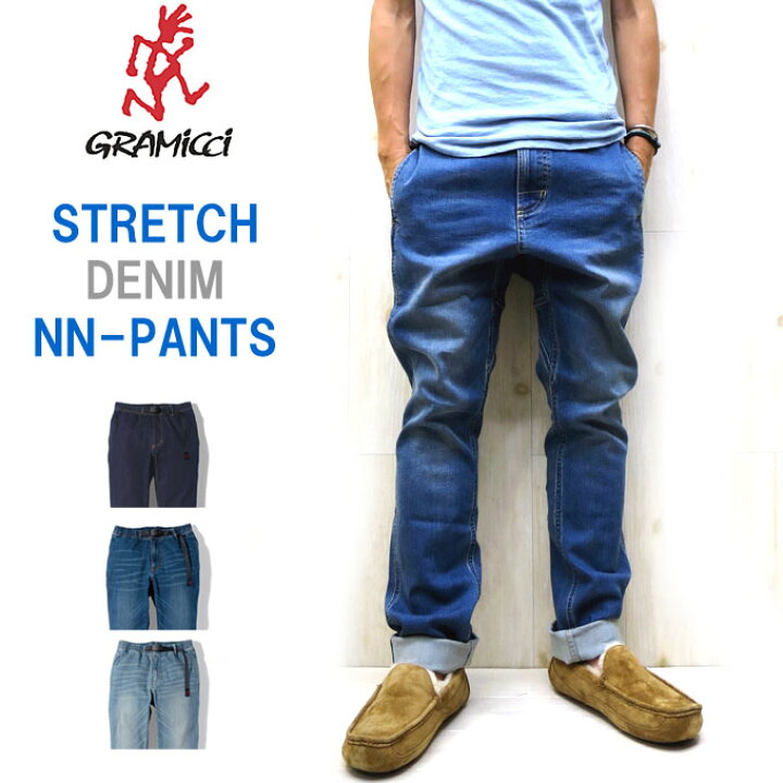 Gramicci グラミチ Denim Nn Pants ビンテージ加工 ストレッチデニム ニューナローパンツ Xl ライトインディゴ Medium Used 大きいサイズ 最大53 オフ
