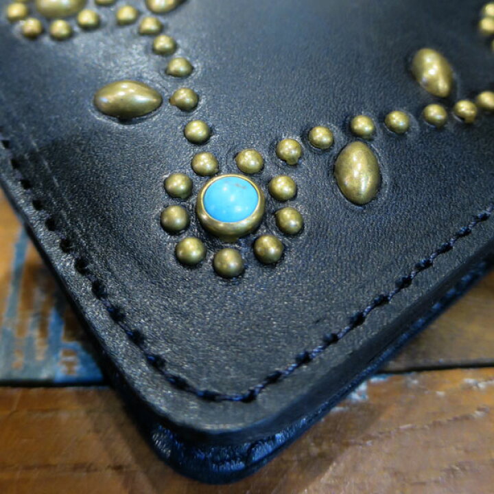 楽天市場】HTC BLACK TYPE-5 SN33 LEATHER WALLET 【BLACK/BRASS 