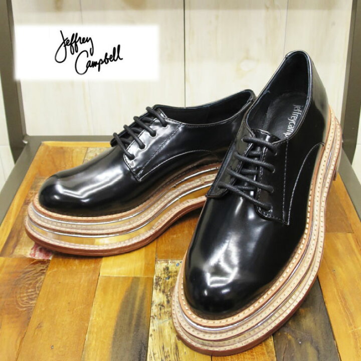 楽天市場 圧巻のプラットフォーム Jeffrey Campbell ジェフリーキャンベル Jeffrey Campbell 厚底 Jeffrey Campbell レースアップシューズ ジェフリーキャンベル シューズ Fjf 3460 Black ｇｍｍｓｔｏｒｅ