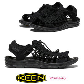 【レディース】 KEEN UNEEK II OT キーン　ユニーク　サンダル　レディース　ユニーク ツー オーティー keen uneek women　スポサン ブラックブラック スポーツサンダル　アウトドア　keen