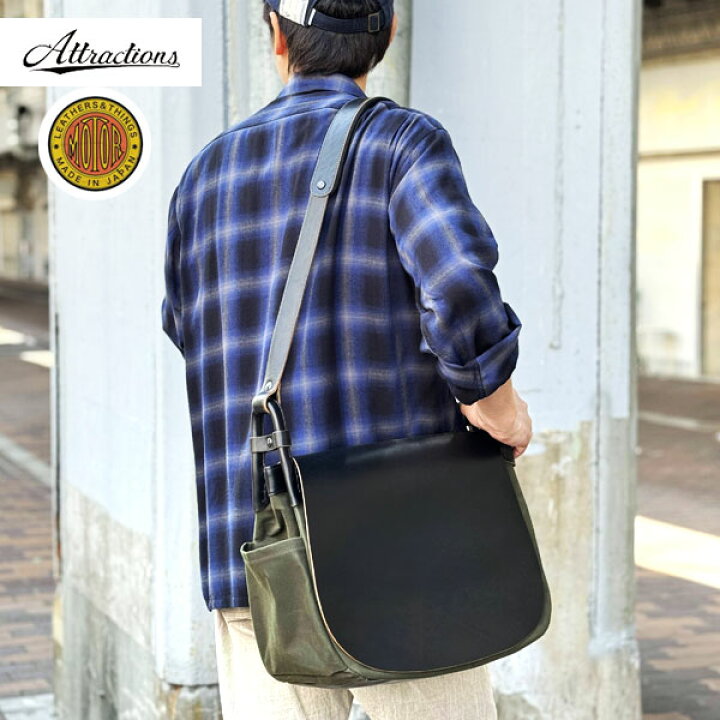 楽天市場】【即納可】 【ATTRACTIONS × MOTOR】 A20031 Shoulder Bag 