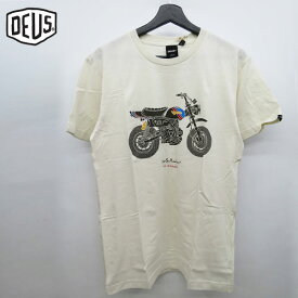 デウス tシャツ デウスエクスマキナ [ MONKEY TEE ] 　半袖Tシャツ　deus ex machina 【 VINTAGE WHITE 】 デウスエクスマキナ tシャツ メンズ　deus DMS221660D　deus tシャツ　DEUS EX MACHINA　バイクTシャツ