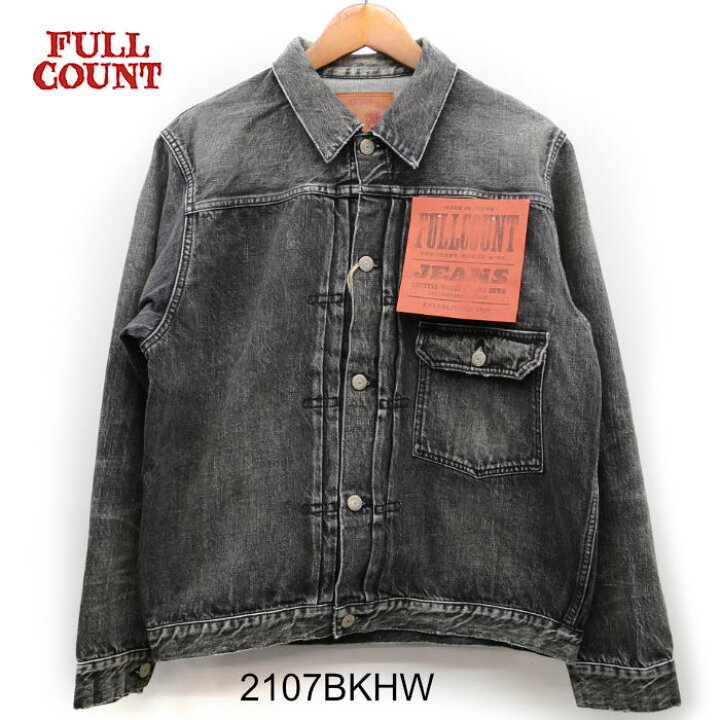 楽天市場】FULLCOUNT [ 2107BKHW ] Type 1 Black Denim Jacket 