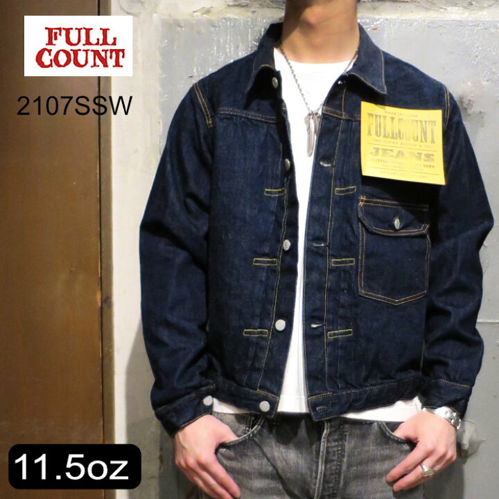 楽天市場】FULLCOUNT [ 2107SSW ] Type 1 Denim Jacket (Super Smooth 
