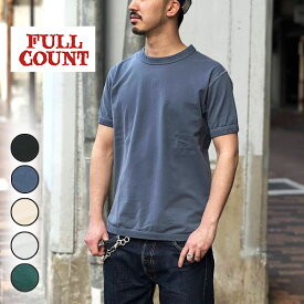 2024SS FULL COUNT [ フルカウント ] [ #5222 ] Flat Seam Heavyweight T Shirt Made in Japan 半袖Tシャツ【FULLCOUNT神戸 正規販売店】 5222-24
