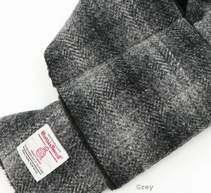 楽天市場 ハリスツイード マフラー ネックウォーマー メンズ レディース Mannix Co Harristweed ハリスツィード 100 Wool 裏ボア ファー 中わた 全2色 ｇｍｍｓｔｏｒｅ