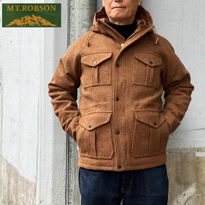 楽天市場】MT. ROBSON TWEED DOWN JACKET マウントロブソン ツイード 