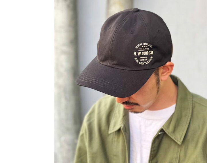 【ビーガン対応】 🌼 THE H．W．DOG＆CO スナップバックキャップ D-00966 ベージュ サイズ：FREE