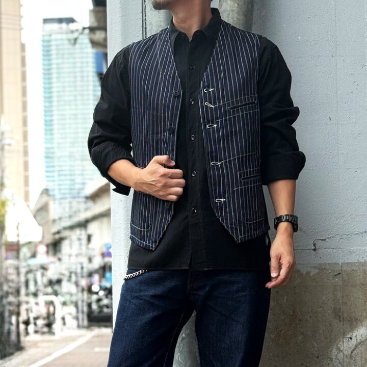 楽天市場】SUGAR CANE シュガーケーン SC12654 / 9oz. WABASH STRIPE 