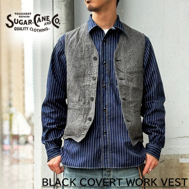 楽天市場】SUGAR CANE シュガーケーン SC12795 / 9oz. BLACK COVERT 