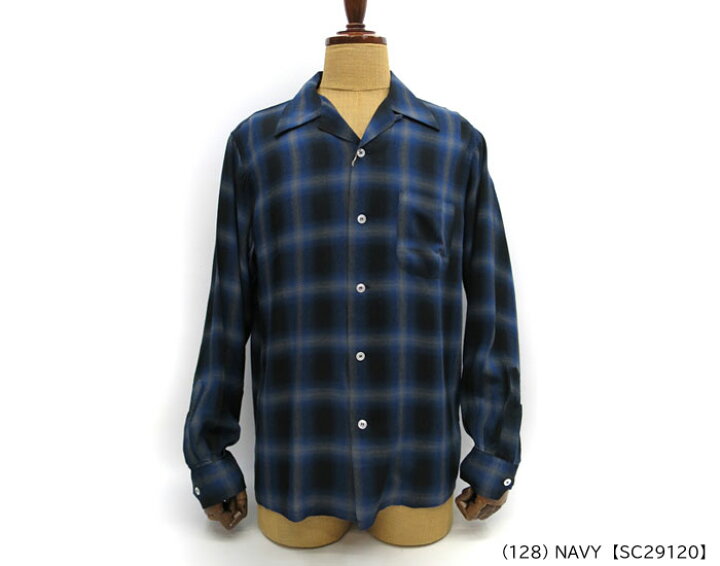 楽天市場】SC29120 SC29263 RAYON OMBRE CHECK OPEN SHIRT SUGAR CANE  