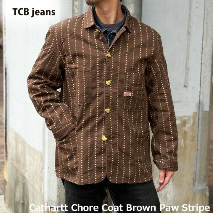 楽天市場】TCBジーンズ キャットハート チョアコート ブラウンポウ 