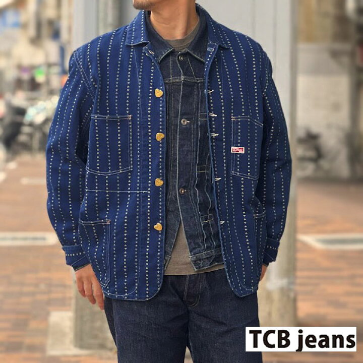 楽天市場】TCB Cathartt Chore Coat Paw Stripe キャットハートチョア 