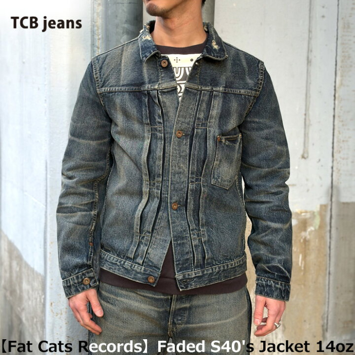 楽天市場】TCBジーンズ 【Fat Cats Records】 Faded S40