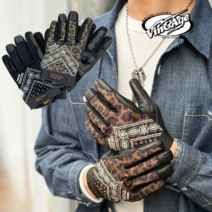 楽天市場】2026SS入荷分 VIN&AGE ヴィン＆エイジ VMG1 MECHANIC GLOVES 