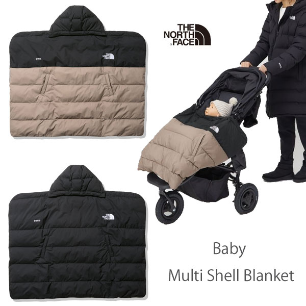 2022秋冬 ノースフェイス マルチシェルブランケット （ベビー） THE NORTH FACE ( ザ ノースフェイス ) Baby Multi  Shell Blanket NNB72202 抱っこひも 防寒ケープ | ＧＭＭＳＴＯＲＥ