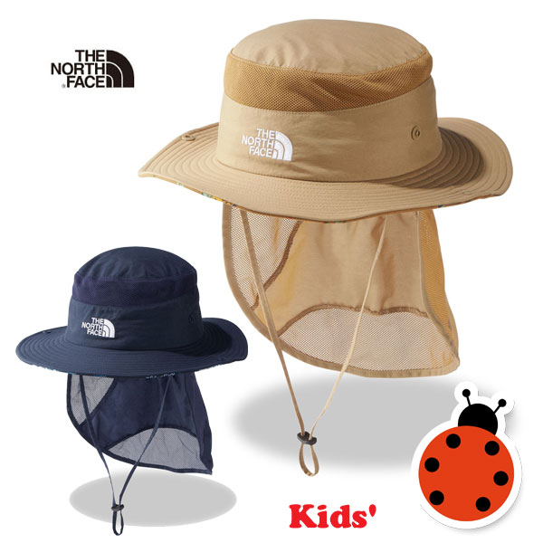  ノースフェイス キッズ 帽子  THE NORTH FACE Kids' Novelty Sunshield Hat ノベルティサンシールドハット NNJ02317
