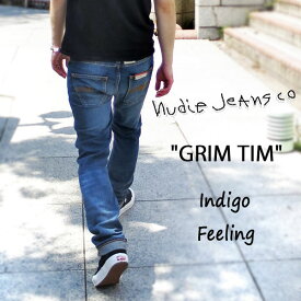 NUDIE JEANS ( ヌーディージーンズ )GRIM TIM グリムティム　INDIGO FEELING ( N151 )　53161-1096nudie jeans grimtim　SKU#113457 ユーズド加工