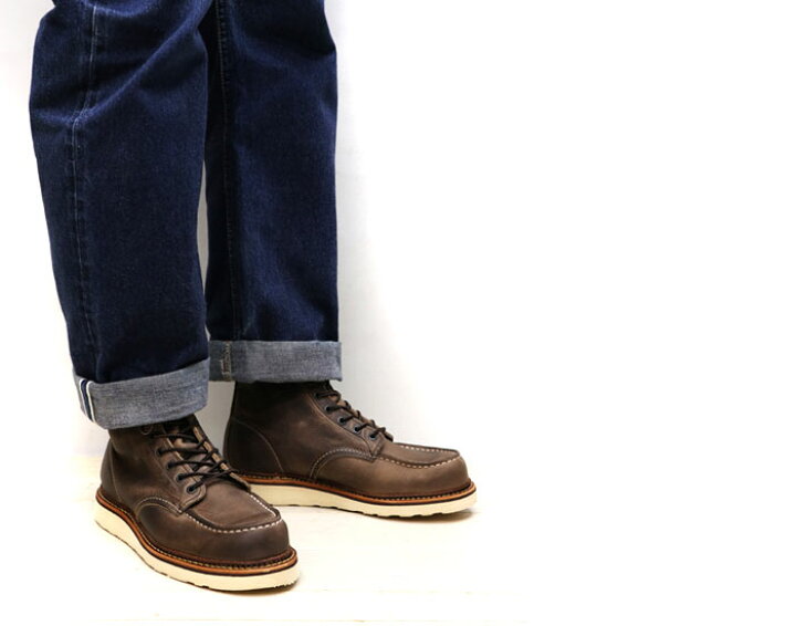 楽天市場 21fw新色 Rw Japan 認定店 Red Wing レッドウィング 6 Classic Moc Concrete Rough Tough 6インチ クラシックモック コンクリートラフアンドタフワイズd Redwing レッドウイング ｇｍｍｓｔｏｒｅ