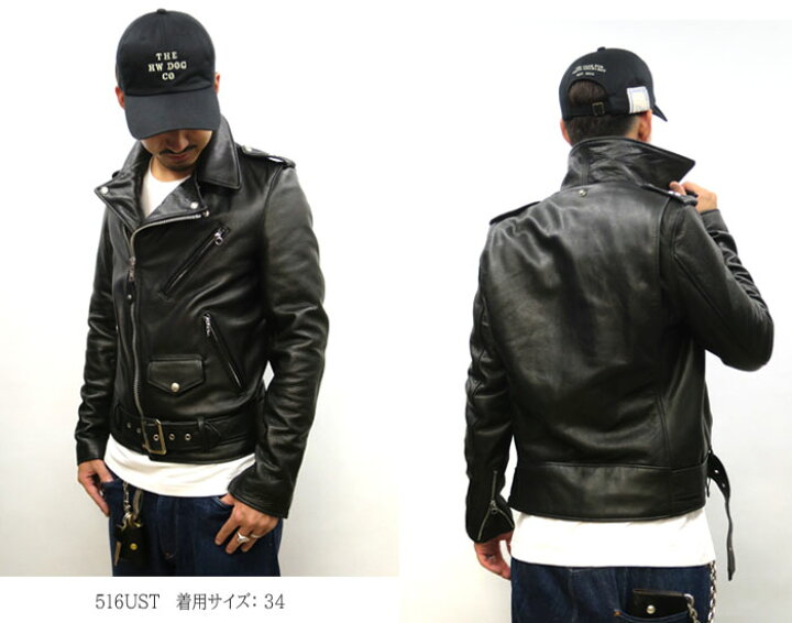 楽天市場】【613UST のシボ革(牛革)】 Schott ( ショット ) 516UST  