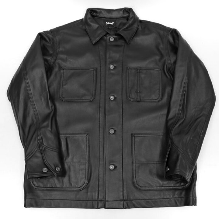 楽天市場】Schott LAMB LEATHER COVERALL JACKET ショット ラムレザー 