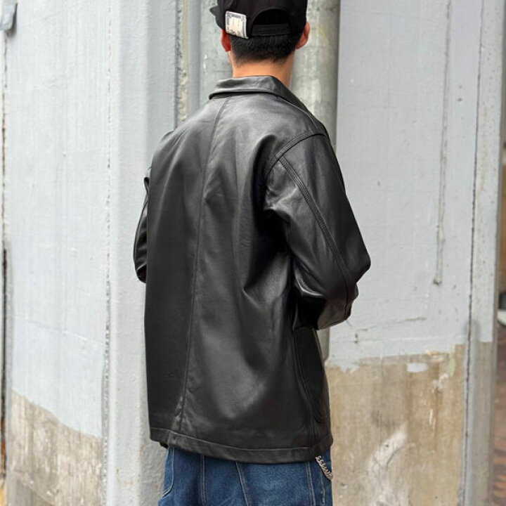 楽天市場】Schott LAMB LEATHER COVERALL JACKET ショット ラムレザー 