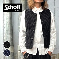 Schottショット 7825957001 7825952004 3122067 OLD HICKORY DENIM VEST/オールドヒッコリーデニムベスト…