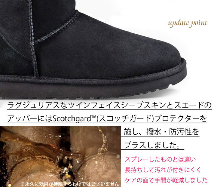 楽天市場】革タグ 撥水 防汚性をプラス 【CLASSIC MINI II】【 ugg 