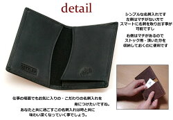 【毎日持ち歩く名刺入れだからこそお気に入りをもちたい方へ♪】革のエイジングを手軽に楽しめるカジュアルでラフなセトラーのレザー♪SETTLEROW7412NAMECARDCASE【名刺入れ】