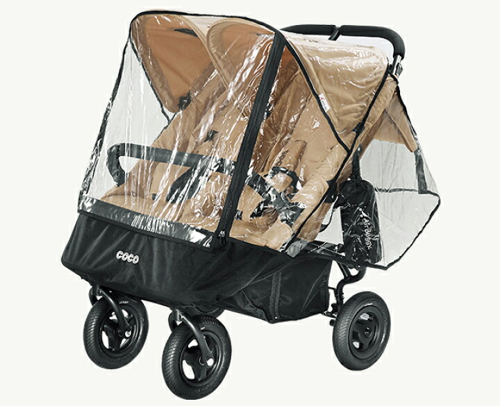 楽天市場】エアバギー ココダブルシリーズ専用 レインカバー [標準装備  