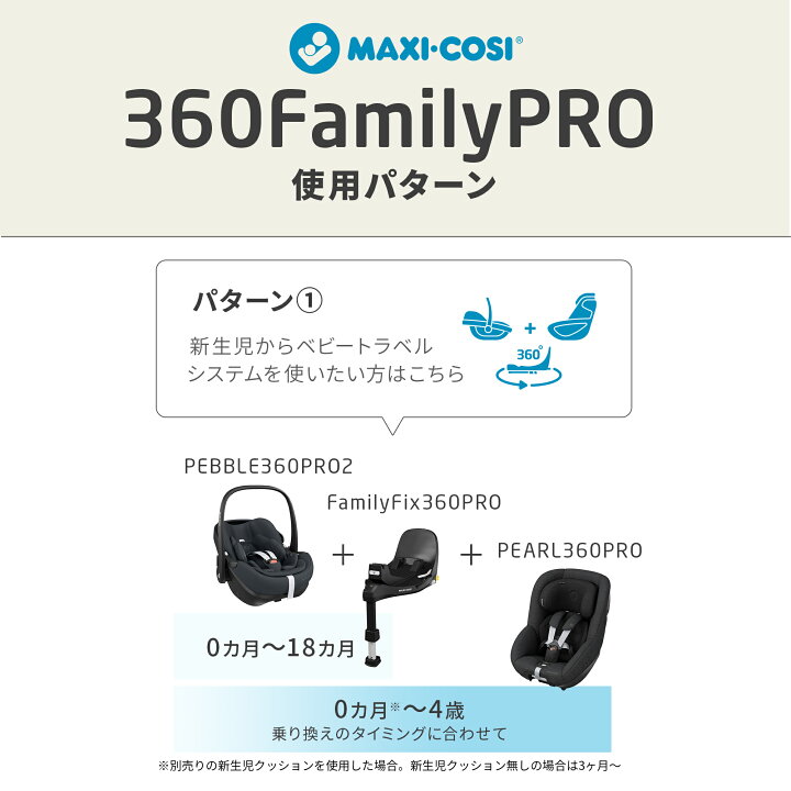 楽天市場】【メーカー直営店】マキシコシ ファミリーフィックス360 