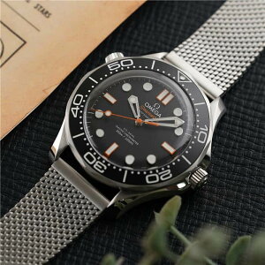 �I���K �V�[�}�X�^�[ �_�C�o�[ 300M 210.30.42.20.01.018 42 mm �X�e�����X�X�e�B�[�� �t���i���i �y2025�N�V��z OMEGA �V�i�����Y �r���v ��������