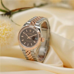 ROLEX �����b�N�X �f�C�g�W���X�g 28 279171 �u���E�� �t���i���i ROLEX �V�i���f�B�[�X �r���v ��������