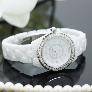 �V���l�� J12 �z���C�g�Z���~�b�N H6418 CHANEL �V�i���f�B�[�X �r���v ��������