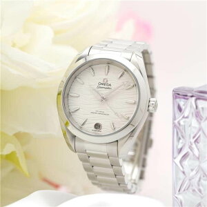 �I���K �V�[�}�X�^�[ �A�N�A�e�� 150M �R�[�A�N�V���� �}�X�^�[ �N���m���[�^�[ 34MM 220.10.34.20.02.002 OMEGA �V�i���f�B�[�X �r���v ��������