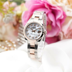 �����b�N�X �f�C�g�W���X�g 279171NG �z���C�g�V�F�� 10P�_�C�������h �I�C�X�^�[�u���X���b�g �t���i���i�y�l�b�g��s�̔��z ROLEX �V�i���f�B�[�X �r���v ��������