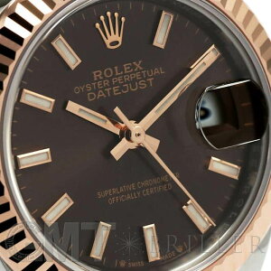 �y60�񕥂��܂ŋ���0%�zROLEX �����b�N�X �f�C�g�W���X�g 28 279171 �u���E�� �t���i���i ROLEX �V�i���f�B�[�X �r���v ��������
