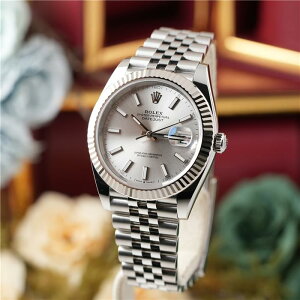 �����b�N�X �f�C�g�W���X�g 41 126334 �V���o�[ �W���r���[�u���X���b�g �t���i���i ROLEX �V�i�����Y �r���v ��������