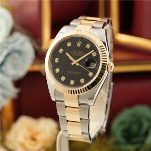 �����b�N�X �f�C�g�W���X�g 41 126333G �u���b�N �I�C�X�^�[�u���X���b�g �t���i���i ROLEX �V�i�����Y �r���v ��������