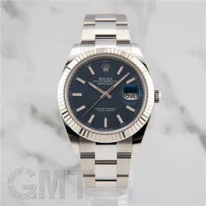 �����b�N�X �f�C�g�W���X�g 41 126334 �u���[ �I�C�X�^�[�u���X���b�g �t���i���i ROLEX �V�i�����Y �r���v ��������