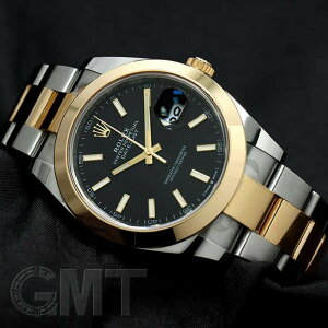ROLEX �����b�N�X �f�C�g�W���X�g 41 126303 �u���b�N �I�C�X�^�[�u���X �t���i���i�y�����b�N�X�E�H�b�`�z ROLEX �V�i�����Y �r���v ��������