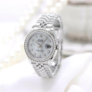 �����b�N�X �f�C�g�W���X�g 28 279384RBR �z���C�g�V�F�� ROLEX �V�i���f�B�[�X �r���v ��������