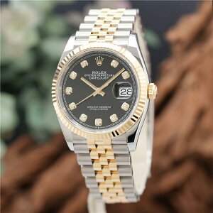 �����b�N�X �f�C�g�W���X�g 36 126233G �u���b�N �W���r���[�u���X���b�g �t���i���i ROLEX �V�i�����Y �r���v ��������