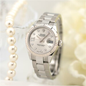 �����b�N�X �f�C�g�W���X�g 279174G IX�_�C�� �V���o�[ �t���i���i ROLEX �V�i���f�B�[�X �r���v ��������