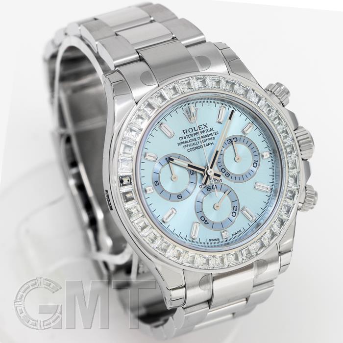 ROLEX ロレックス デイトナ 116576TBR アイスブルー ベゼルダイヤ 新品腕時計 メンズ 送料無料 | GMT