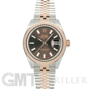 ROLEX �����b�N�X �f�C�g�W���X�g 28 279171 �u���E�� ROLEX �V�i���f�B�[�X �r���v ��������