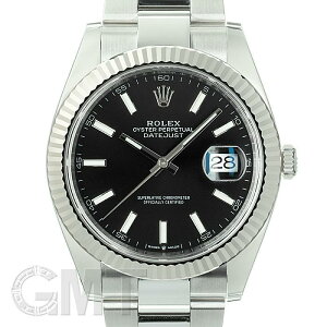 �����b�N�X �f�C�g�W���X�g 41 126334 �u���b�N �I�C�X�^�[�u���X ROLEX �V�i�����Y �r���v ��������