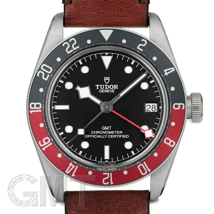 楽天市場】チュードル ブラックベイ GMT 79830RB ブルー/レッド レザー  