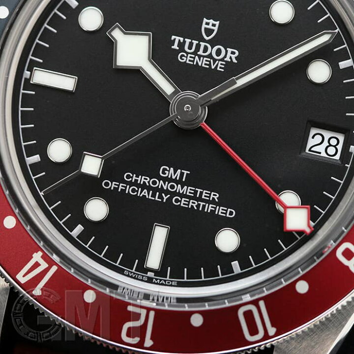 楽天市場】チュードル ブラックベイ GMT 79830RB ブルー/レッド レザー  