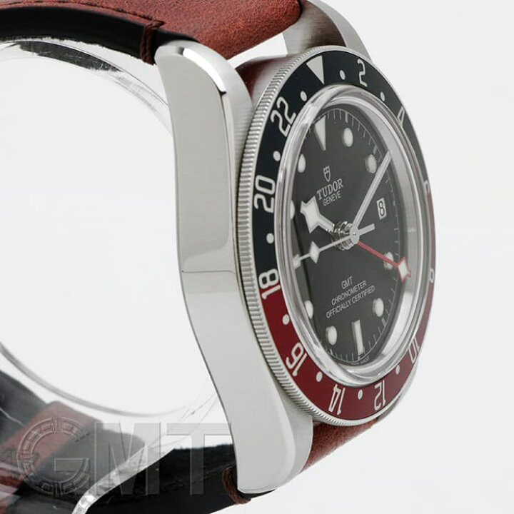 楽天市場】チュードル ブラックベイ GMT 79830RB ブルー/レッド レザー  